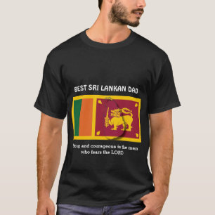 T-shirt Forte et courageuse Personnalisé SRI LANKAN DA