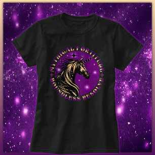 T-shirt Fortitude Mythique, Résoudre Sans Limite Unicorne