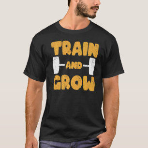 T-shirt Forts Train Et Croissance Bodybuilding & Powerlift