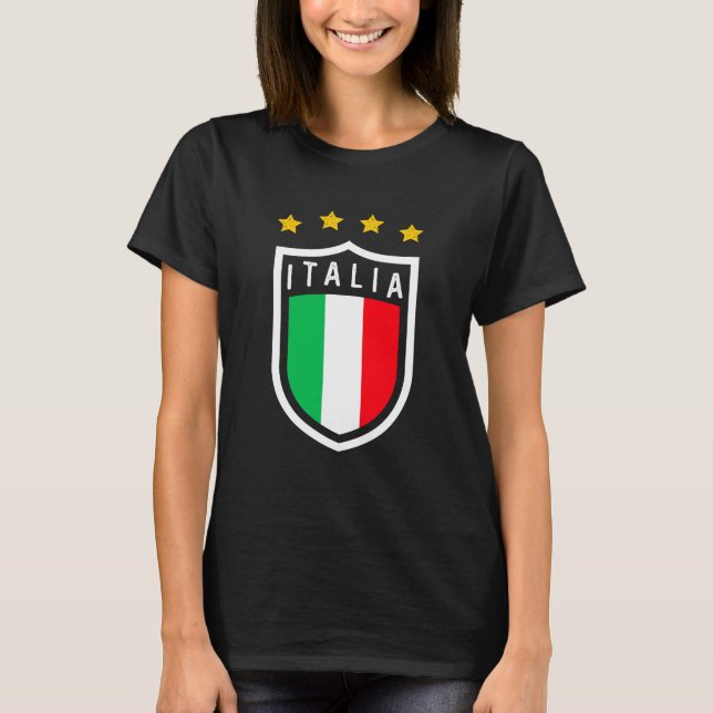 T-shirt Forza Azzurri Italia Jersey 2021 Funs de football (Devant)