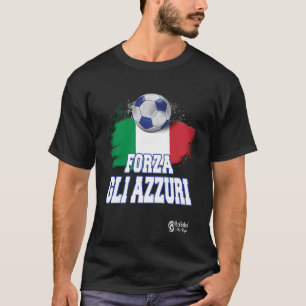 T-shirt Forza Gli Azzuri Version 3 Noir