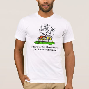 T-shirt fou #2 de radio-amateur de caravane
