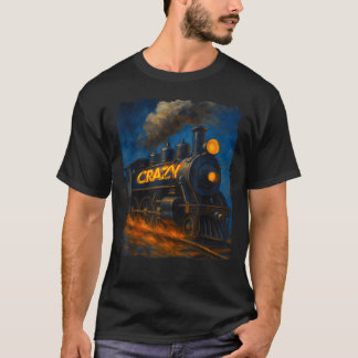 T-shirt Fou Dans Un Train