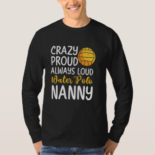 T-shirt Fou Fier Polo D'Eau Nanny D'Un Polo D'Eau Playe