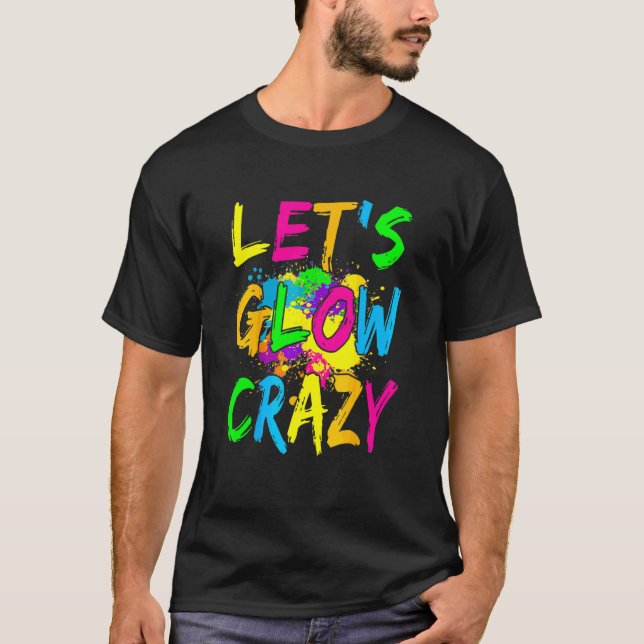 T-shirt Fou Fou Fou Fou Fou 80s Retro Costume Partie (Devant)