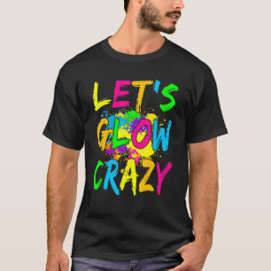 T-shirt Fou Fou Fou Fou Fou 80s Retro Costume Partie