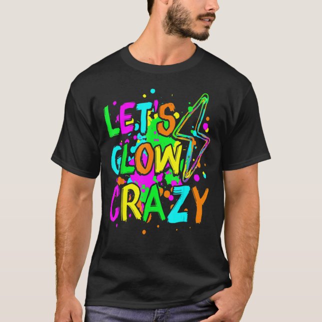 T-shirt Fou Fou Fou Fou Fou 80s Retro Pour Parti Lo (Devant)