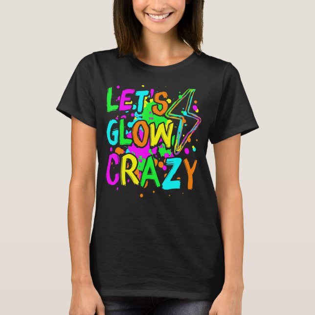 T-shirt Fou Fou Fou Fou Fou 80s Retro Pour Parti Lo (Devant)