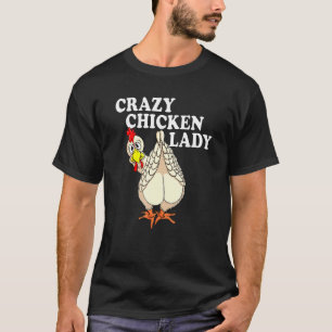 T-shirt Fou Lady Poulet Agricole Louvain Volaille