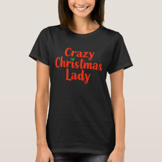 T-shirt Fou Noël Lady