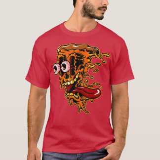 T-shirt Fou Pizza Slice Italien Plat Nourriture Lover Food