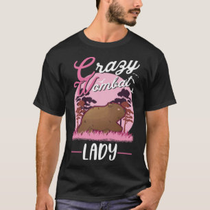 T-shirt Fou Wombat lady Wombat Girl