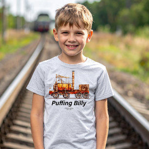 T-shirt Foudre Billy Steam Train Anglais Locomotive