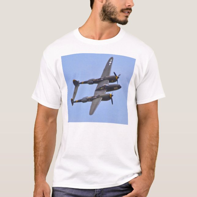 T-shirt Foudre de Lockheed P-38J (Devant)