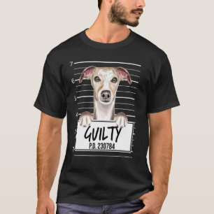 T-shirt Fouet Mugshot Chien Coupable