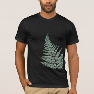 T-shirt Fougère argentée de NZ, vert-foncé