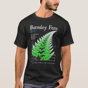 T-shirt Fougère de Barnsley nerd fractale théorie du chaos