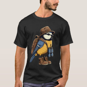 T-shirt Fouineur d'oiseaux Drôle de surveillance d'oiseaux