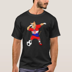 T-shirt Fouineur Pitbull Croatie Supporters de football Ma