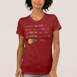 T-shirt Foule de Madding "une obscurité florale de chemise