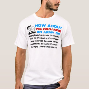 T-shirt Foule libérale fâchée !