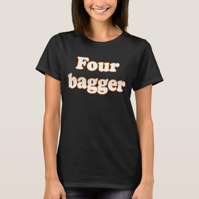 T-shirt Four Bagger Cornhole (Devant)