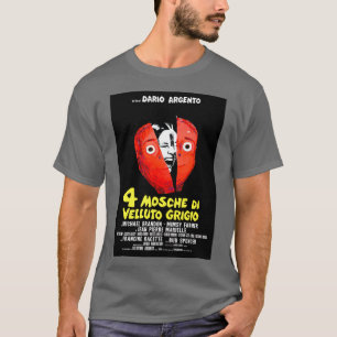 T-shirt Four Flies on Grey Velvet 1972 Dario Argento 