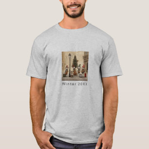 T-shirt Four Joyful Street Christmas Musicians T Shirt
