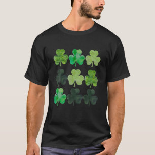 T-shirt Four Leaf Clover Vintage Saint Patrick Day 2022 Fu