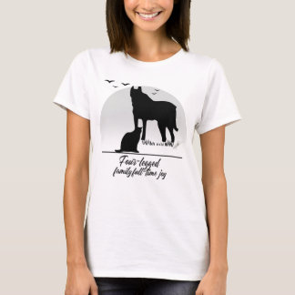 T-shirt Four-legged family, full-time joy