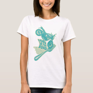 T-shirt Fourche dans le crash de moto routier