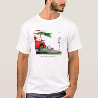 T-shirt Fourchette dans la route