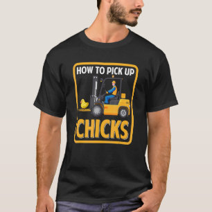 T-shirt Fourchette graphique pour hommes Comment draguer l