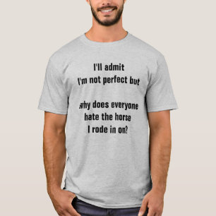 T-shirt Fourchette vous et le cheval que vous êtes monté