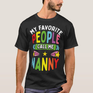 T-shirt Fournisseur de garderie Favori Appelez-moi Nanny G