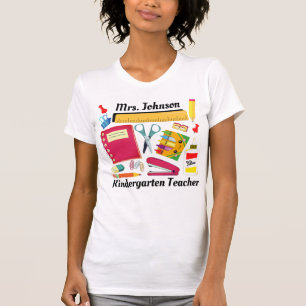 T-shirt Fournitures scolaires de l'enseignant de Kinder T-