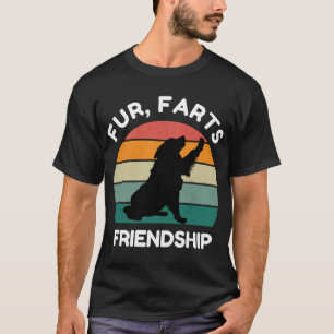 T-shirt Fourrure, pets, amitié - Rétro drôle amateur de ch