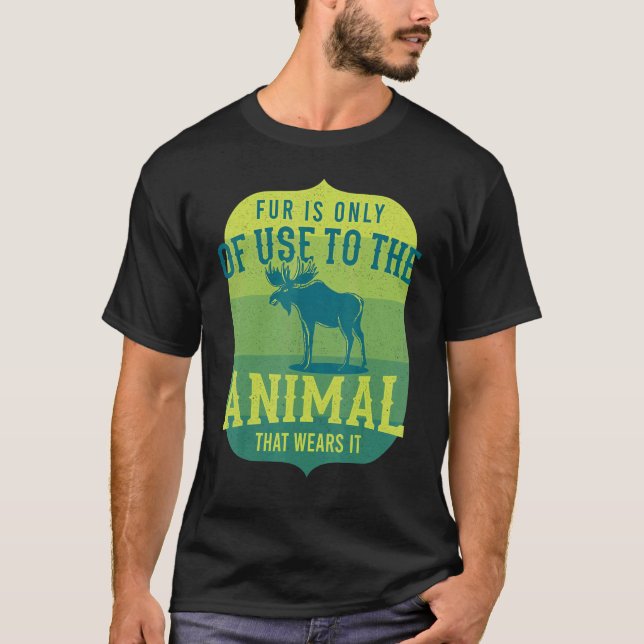 T-shirt Fourrure Pour La Conservation De La Faune Pour Les (Devant)