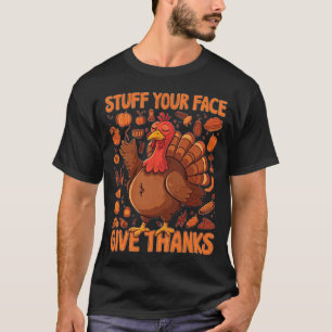 T-shirt Fous Votre Visage, Donnez Merci - Un Jeu De Gâteau