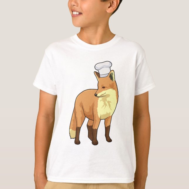 T-shirt Fox as Cook (Devant)