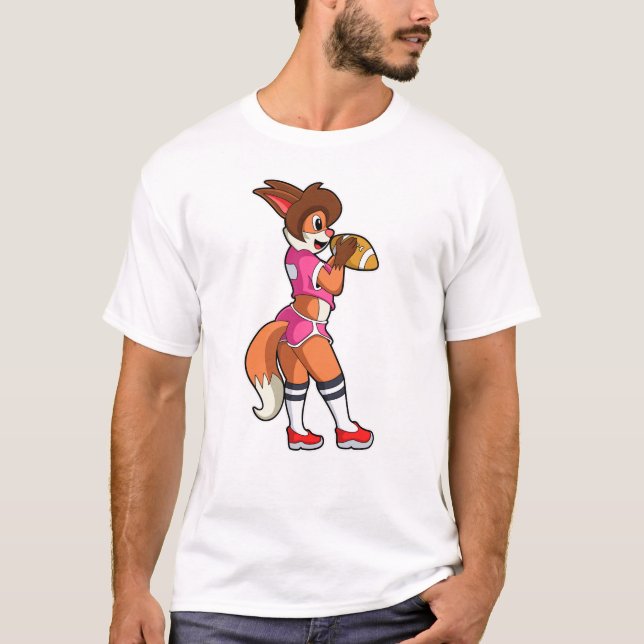 T-shirt Fox at Football Sports (Devant)