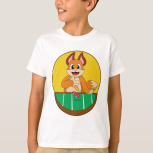 T-shirt Fox at Poker avec des jetons de Poker
