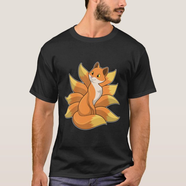 T-shirt Fox avec 9 queues Fox (Devant)
