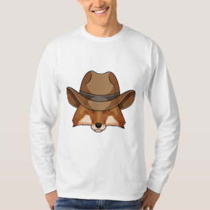 T-shirt Fox comme Cowboy avec Casquette