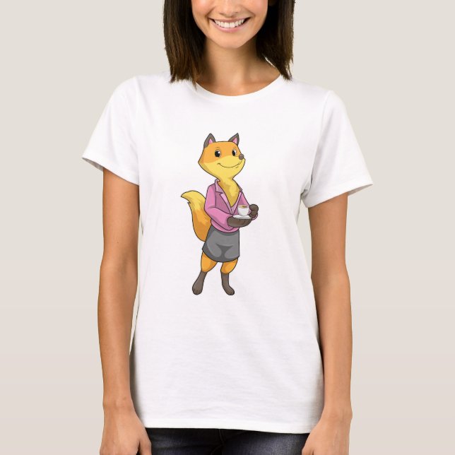 T-shirt Fox comme secrétaire de la Coupe du café (Devant)