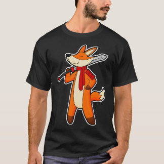 T-shirt Fox en guerrier avec l'épée
