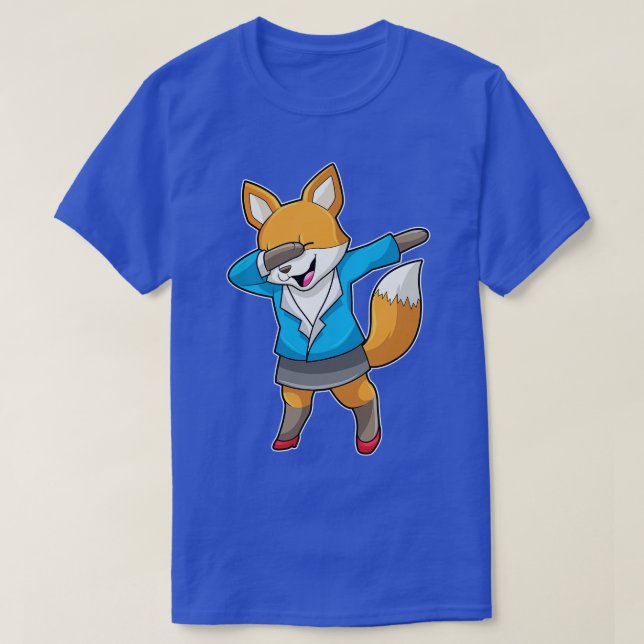 T-shirt Fox en tant que secrétaire chez Hip hop Dance (Design devant)