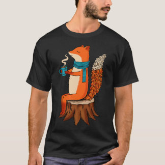 T-shirt Fox et café