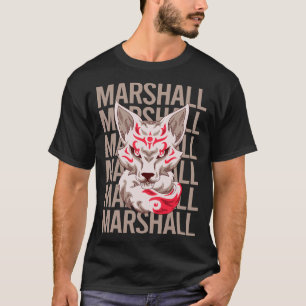 T-shirt Fox Face - Nom Marshall