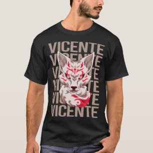 T-shirt Fox Face - Vicente Name